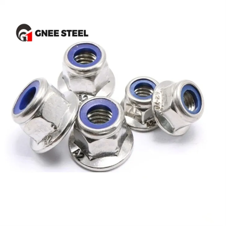 DIN 1663 हेक्स फ्लैंज नायलॉन लॉक नट