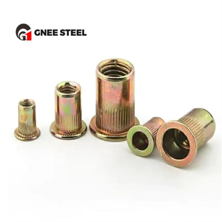 DIN7340 गैल्वेनाइज्ड स्टील रिवेट नट