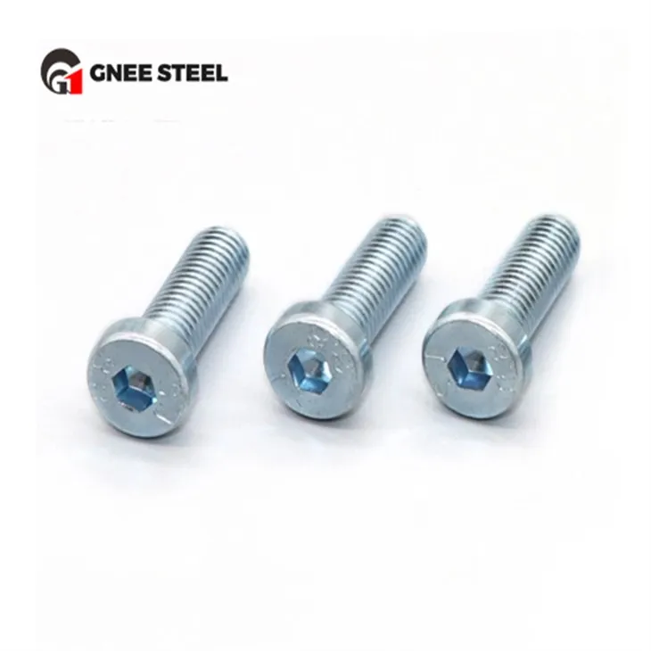 DIN7984 सफ़ेद नीला गैल्वेनाइज्ड हेक्सागोन सॉकेट बोल्ट